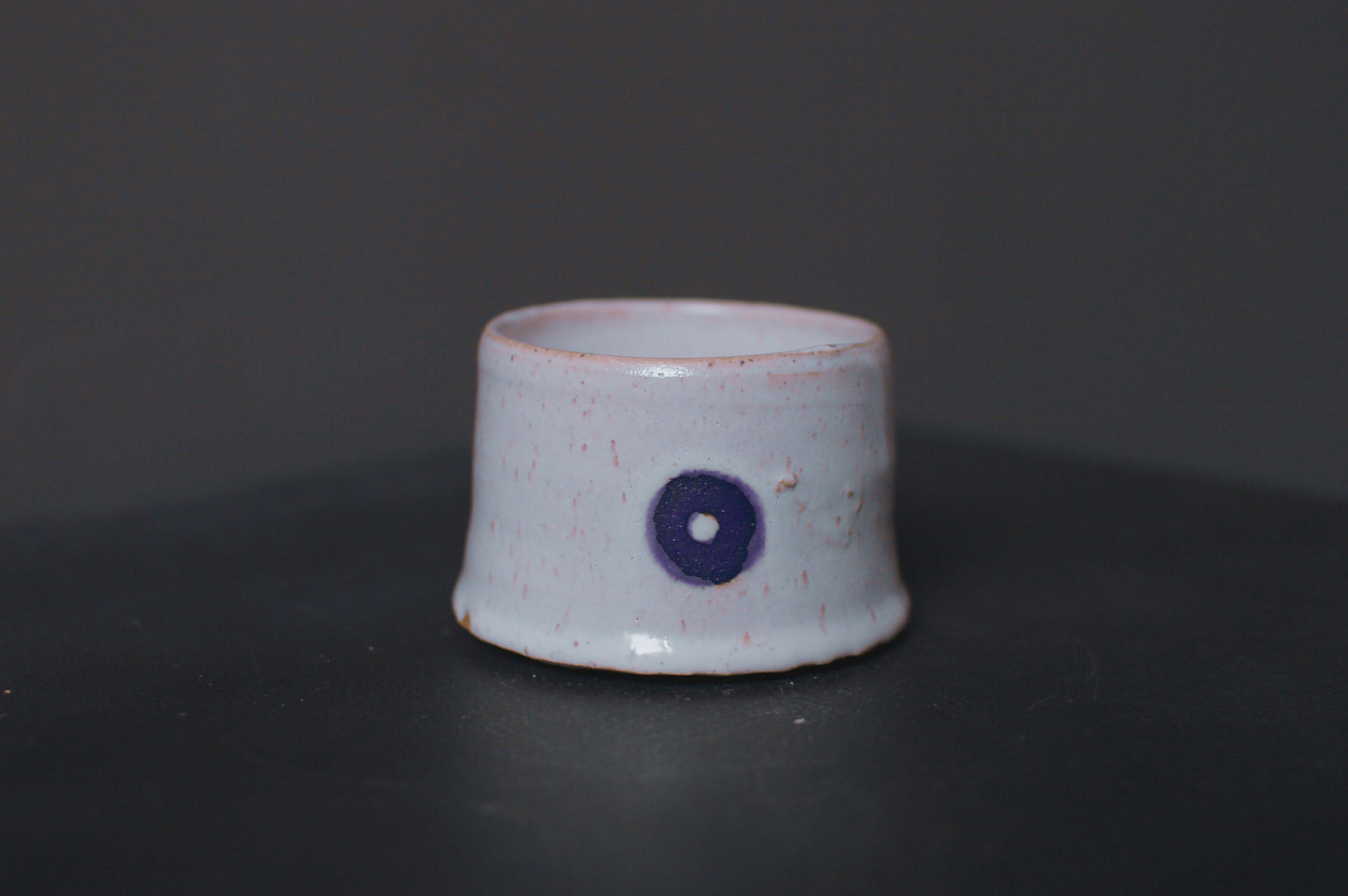 cup, cream glaze, glossy, stoneware