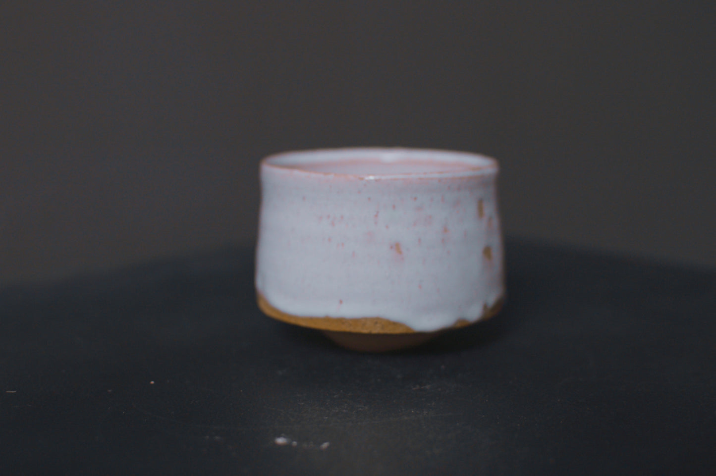 cup, cream glaze, glossy, stoneware