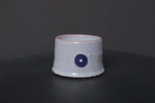 cup, cream glaze, glossy, stoneware